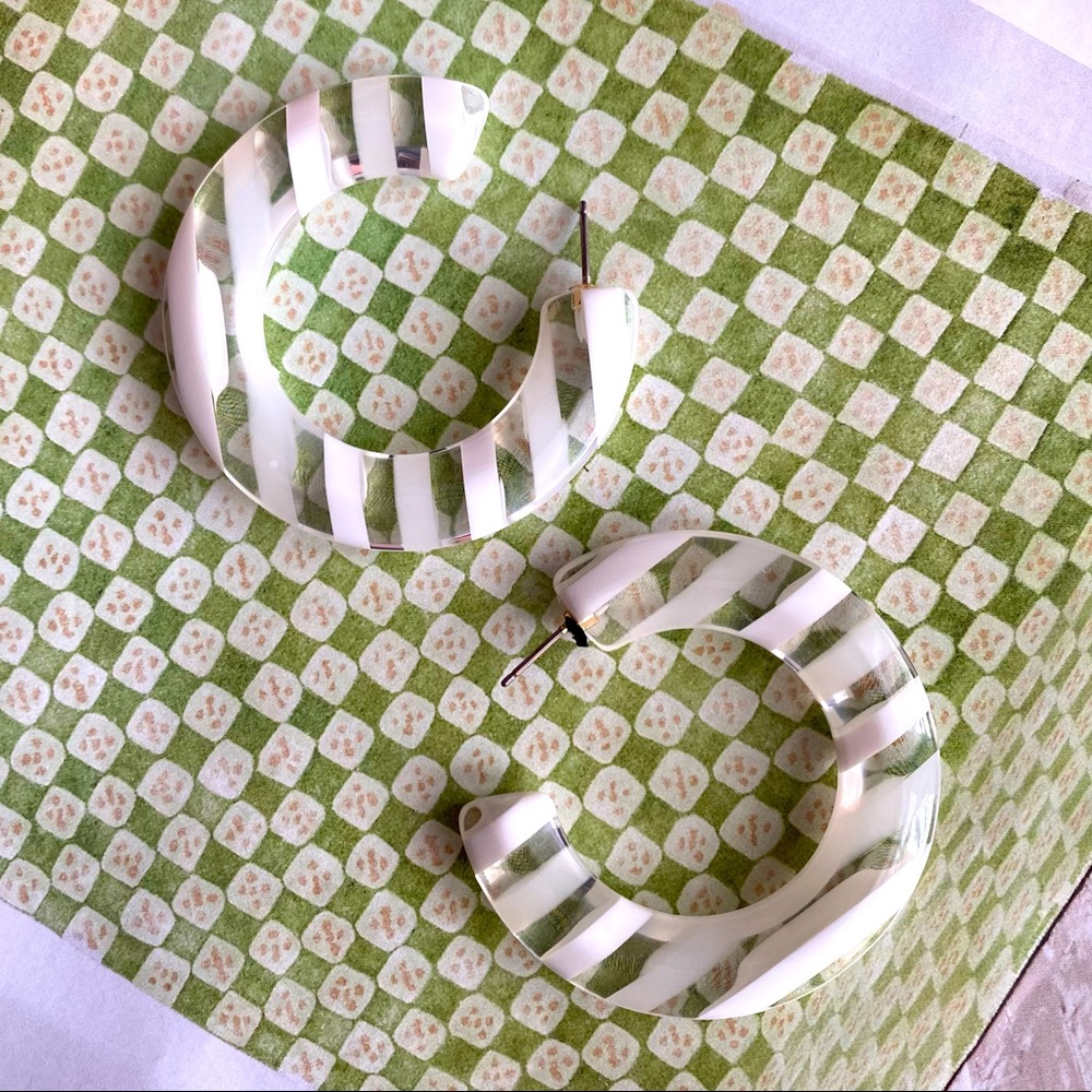sale | j crew | large beveled hoops
